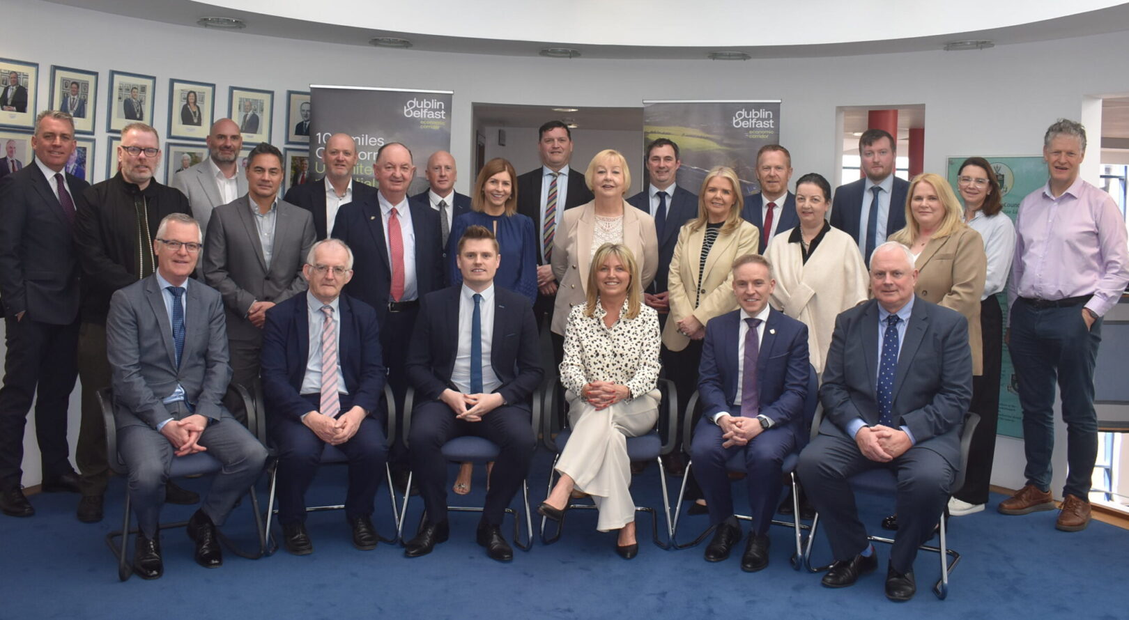 DBEC Political Advisory Group meeting with representatives from Queen’s University Belfast (QUB) and Dundalk Institute of Technology (DkIT).
