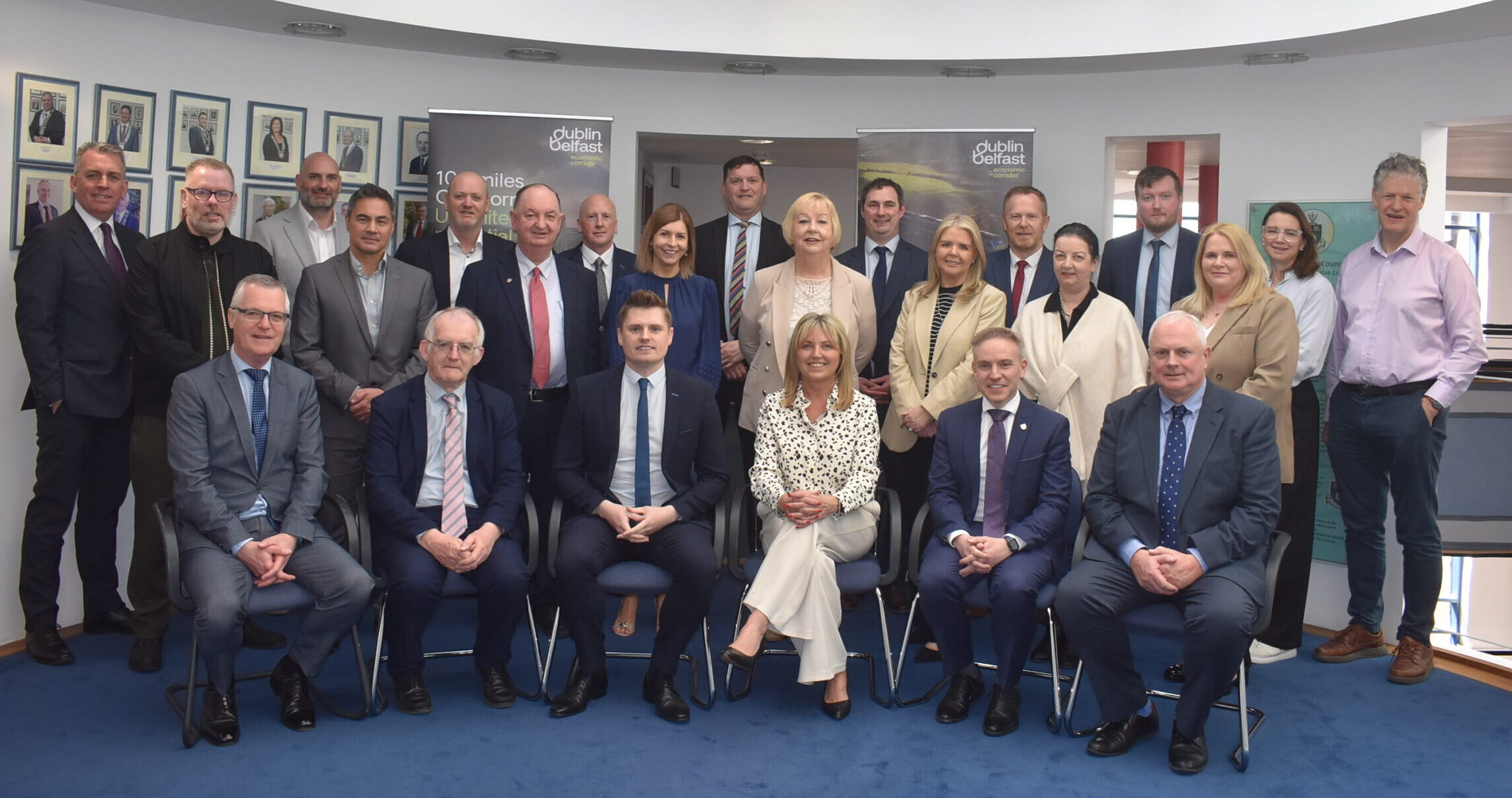 DBEC Political Advisory Group meeting with representatives from Queen’s University Belfast (QUB) and Dundalk Institute of Technology (DkIT).